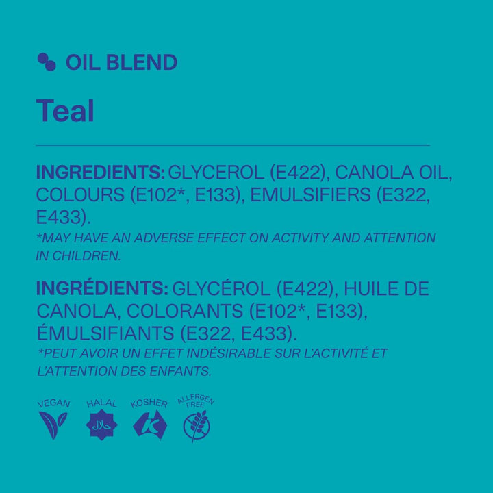 Colour Mill Oil Blend Food Colouring Teal - Oil-Based Baking Colouring 20ml