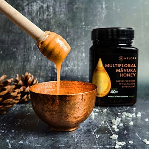 Melora Genuine Manuka Honey - 40 MGO, 500g - 100% Pure & Traceable