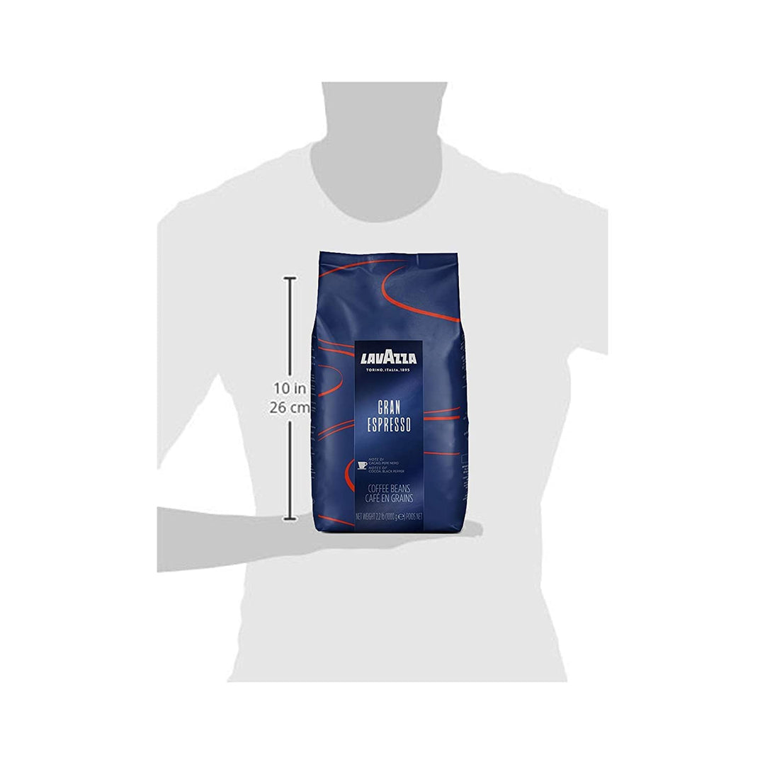 Lavazza Coffee Grand Espresso, Whole Beans, 1000g