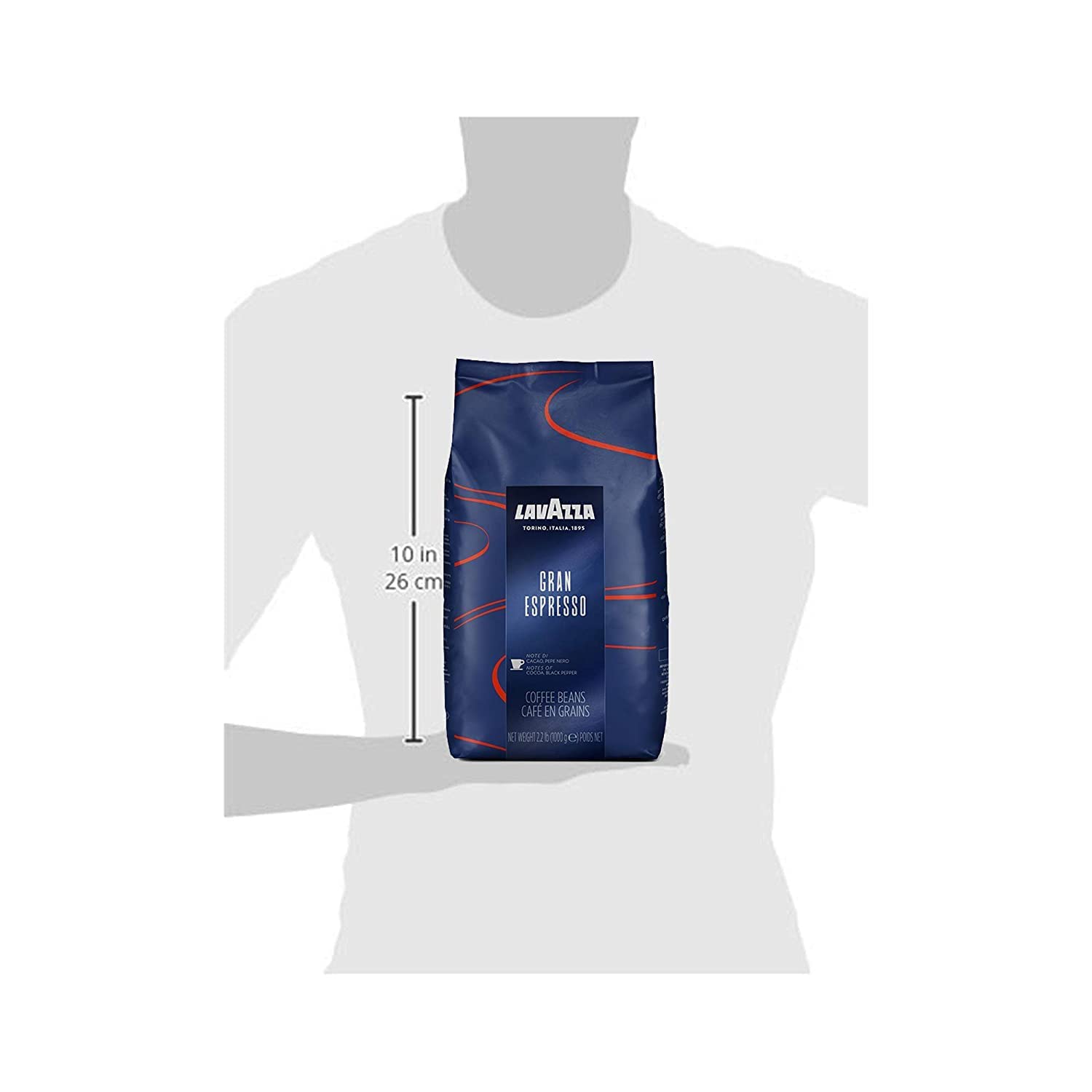 Lavazza Coffee Grand Espresso, Whole Beans, 1000g 4