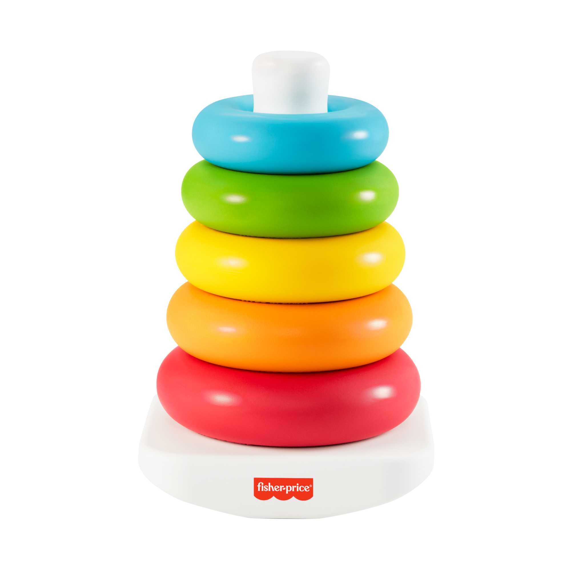 Fisher-Price Rock-a-Stack Baby Toy - 5 Colorful Rings, Roly-Poly Base | Ages 6M+ 1