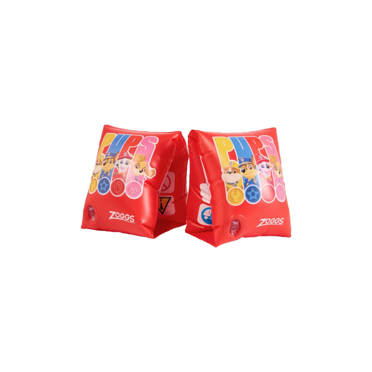 Zoggs Paw Patrol Inflatable Armbands - Learn to Swim Aid | Ages 1-6 Years | Red PVC 1