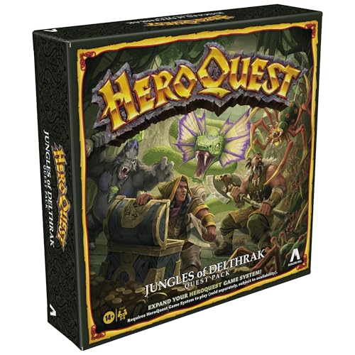 Avalon Hill HeroQuest Jungles of Delthrak Quest Pack – Expansion for HeroQuest Game System
