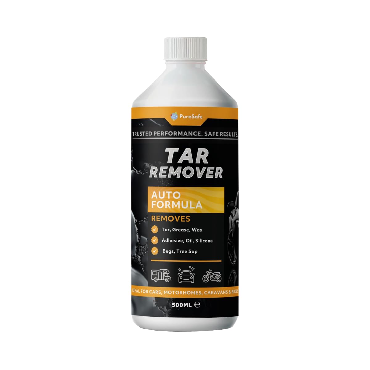 Pure Safe Tar & Glue Remover - Powerful Exterior/Interior Cleaning | 500ml 1