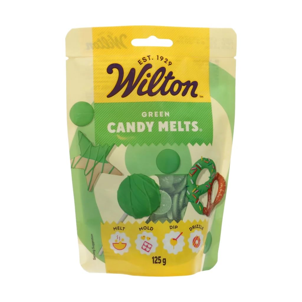 Wilton Candy Melts Dark Green Melting Candy for Dipping and Molding | 125g 1