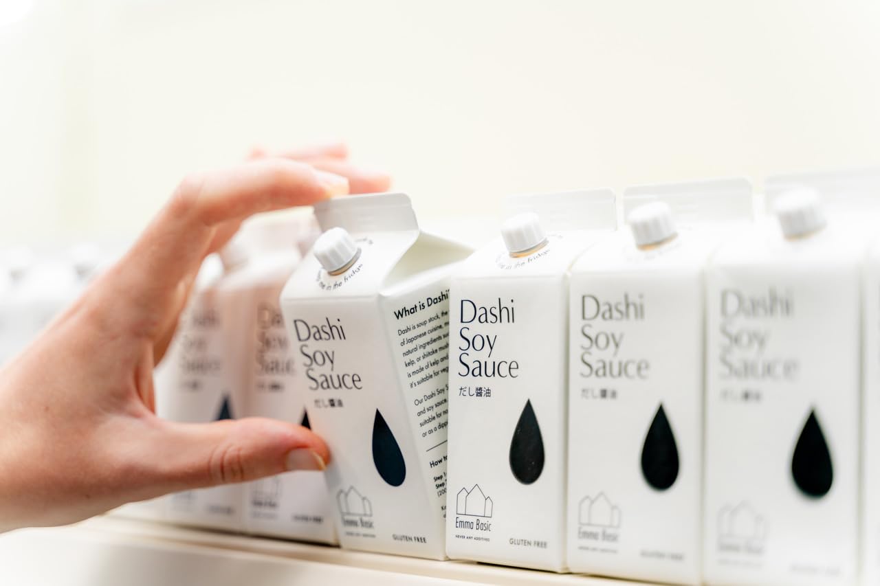 Emma Basic Dashi Sojasauce 200 ml | Glutenfrei | Vegan | Umami-reich | Ohne Zusatzstoffe 3