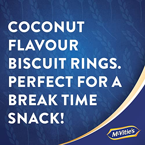 McVitie's Tasties Coconut Rings Biscuits, 300 g