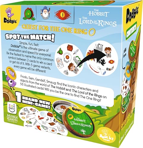 Asmodee Dobble Herr der Ringe – Suche nach dem Einen Ring – Kartenspiel 6