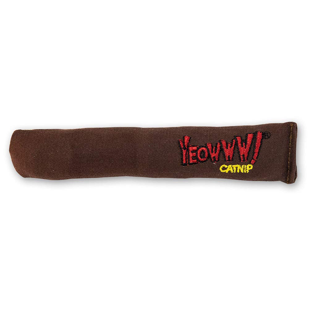 YEOWWW Cigar Singles Cat Toy - 100% Organic Catnip Filling | Heavy Duty Cotton