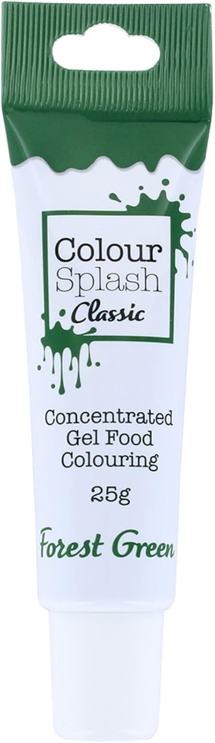 Colour Splash Food Colouring Gel - Forest Green 25g Highly Concentrated Squeezy Tube