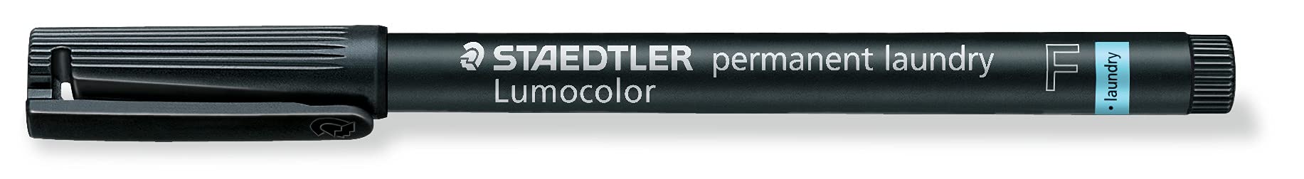 STAEDTLER Lumocolor Permanent Laundry Marker - Fine 0.6mm Line | Black Ink | Pack of 1 3