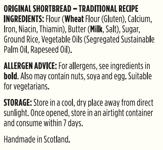 Shortbread House of Edinburgh Handmade Shortbread Fingers 170g