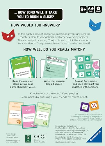 Ravensburger Match Me If You Can Game Strategy Board Game for Adults and Kids 5