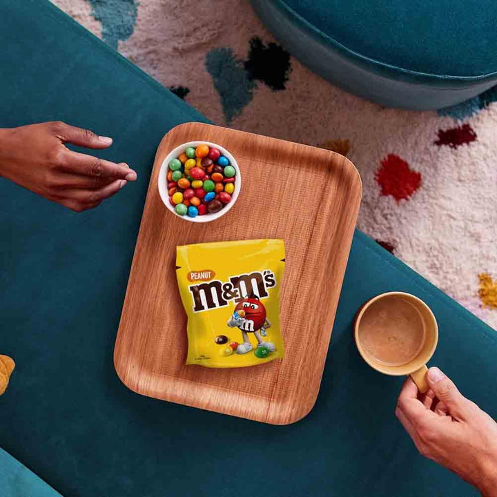 M&M's Peanut & Milk Chocolate Sharing Bag - 112g Snack for Sharing