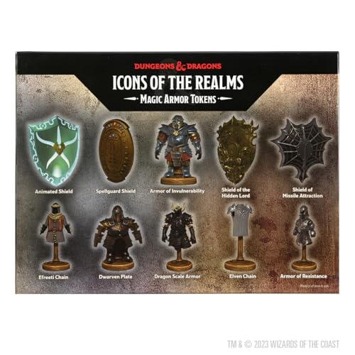 WizKids D&amp;D Icons of The Realms: Magische Rüstungsmarken Dungeons and Dragons Miniatu