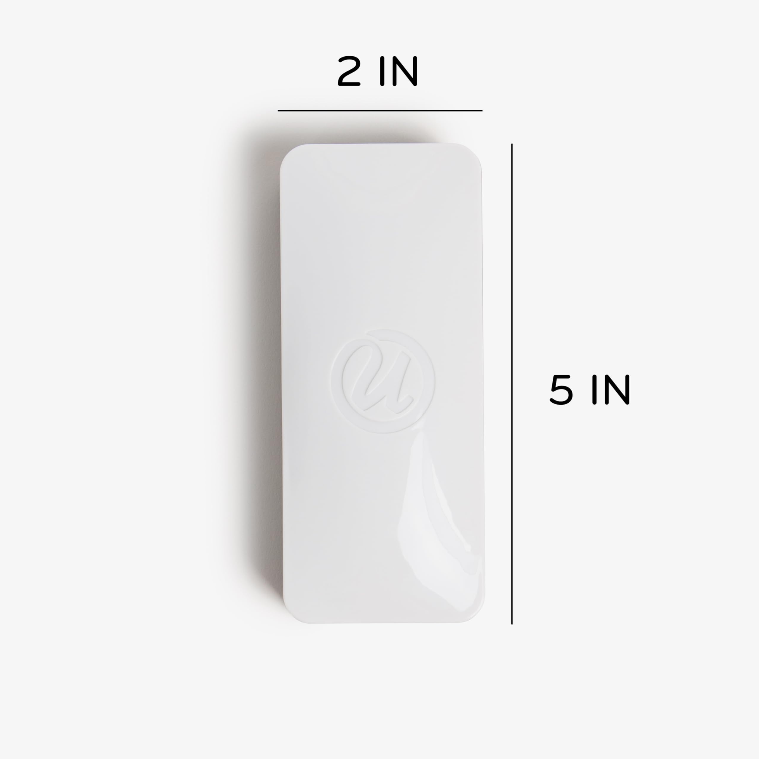 U Brands Magnetic Whiteboard Eraser - Lightweight Plastic with Premium Felt Surface | 12.7 x 5 cm