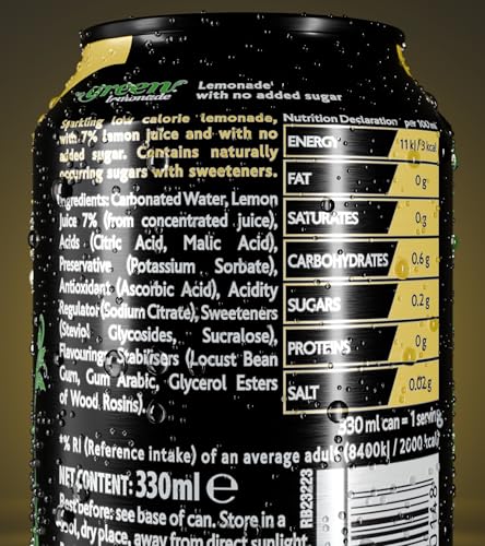 Green Cola - Green Lemonade Sparkling Drink (4 x 330ml)