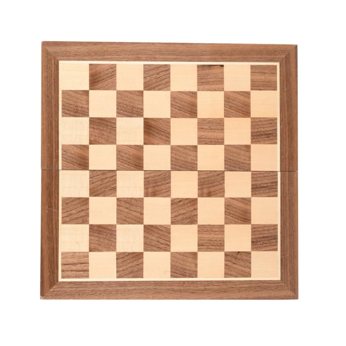 Toyrific Foldable Wooden Chess Travel Set - Classic Edition | Portable | 2 Players 8