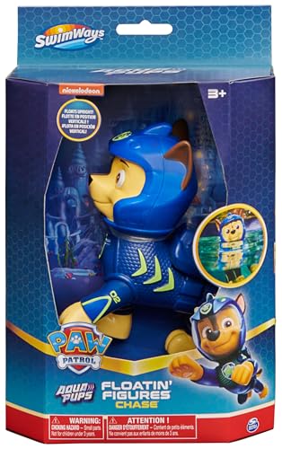 Swimways Paw Patrol Chase Floatin' Figure - Floating Bath & Pool Toy for Ages 3+