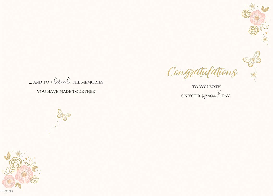 Piccadilly Greetings Renewal of Vows Wedding Card | 9 x 6 Inches | Multicolor 2