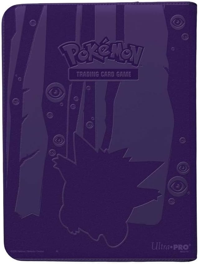 Ultra Pro Gengar Elite Series 9-Pocket Zippered PRO Binder for Card Storage | Holds 360 Cards | Purple 2