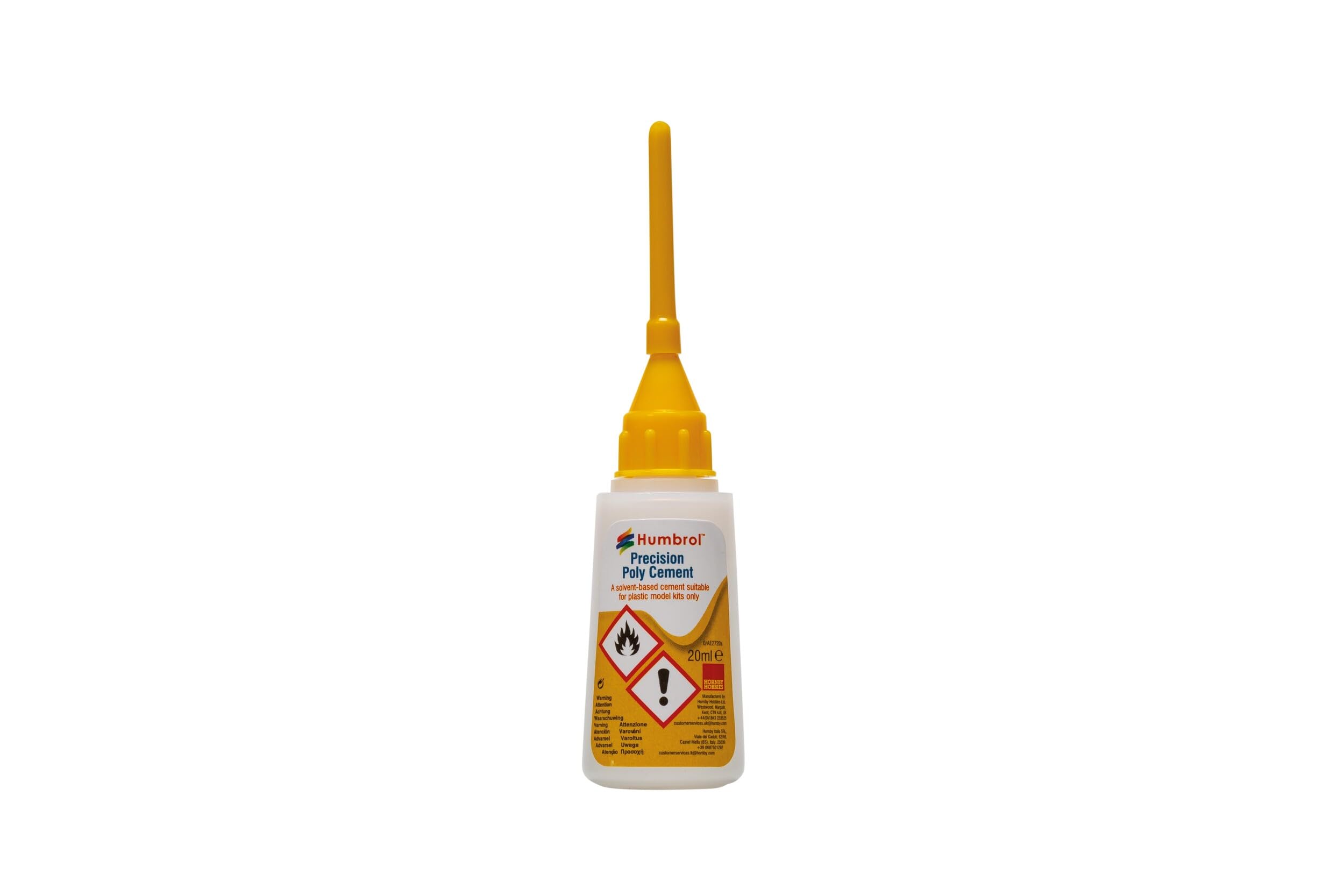 Humbrol AE2720 Poly Cement - Clear Liquid Adhesive for Plastic Models | 20ml | Strong 1