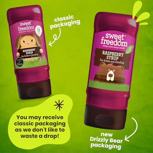 Sweet Freedom - Raspberry Syrup for Coffee & Drizzling - 13 Cal per Serving 6
