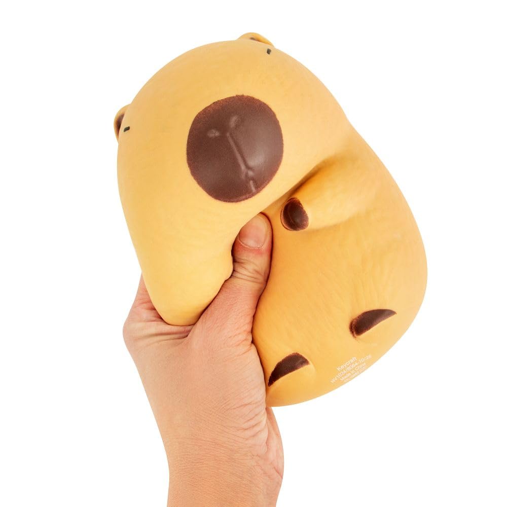 Keycraft Jumbo Squishy Capybara - Slow-Rise Sensory Toy | Extra Large | Yellow 2