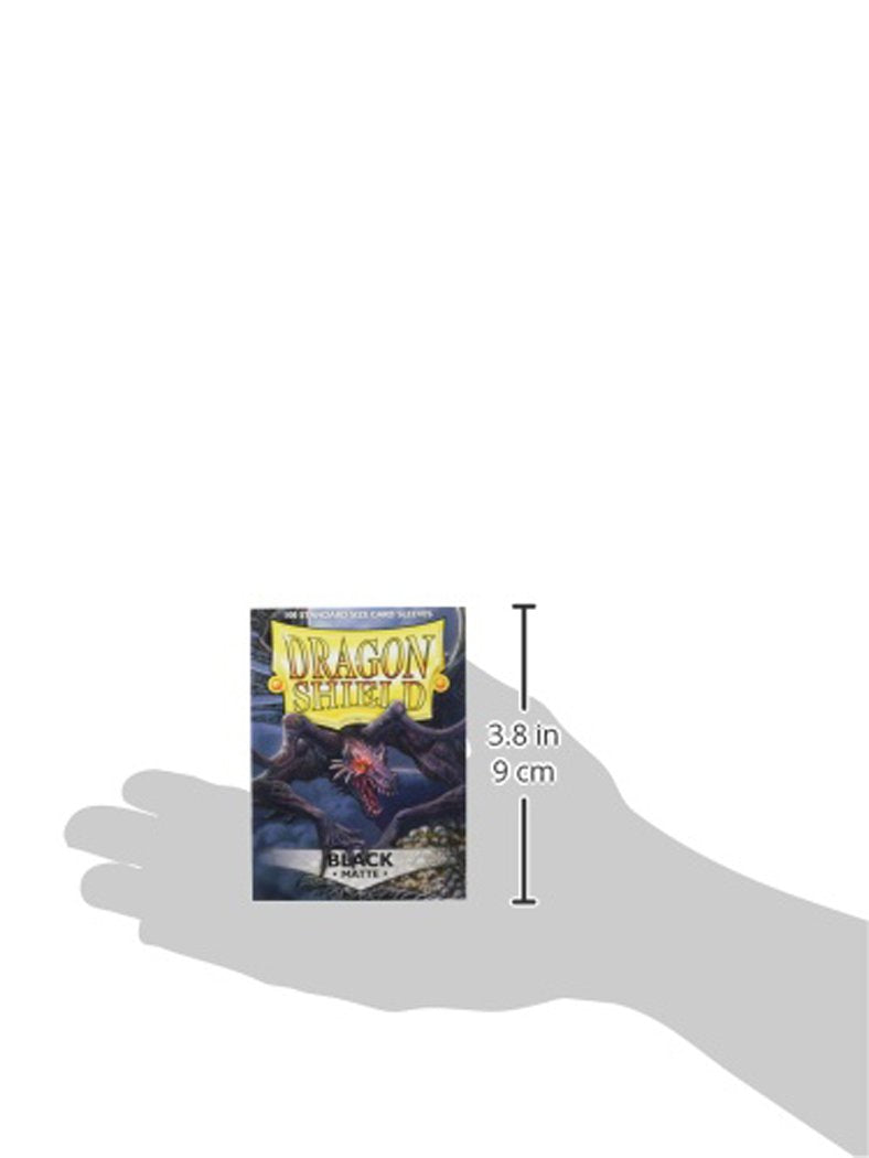 Dragon Shield Matte Hüllen in Standardgröße, 100er-Packung – Schwarz