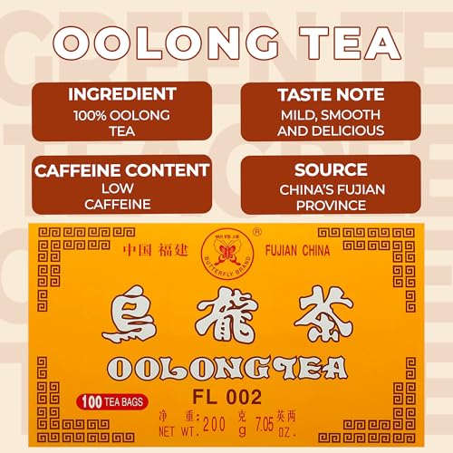 Double Dragon - China Oolong Tea 100% Pure | 100 Tea Bags