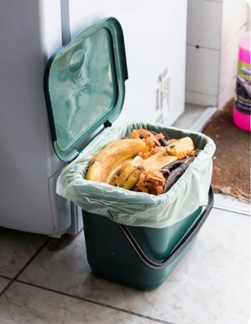 Waste Not Compostable Caddy Liners - 10L Capacity, Pack of 20, Biodegradable 6