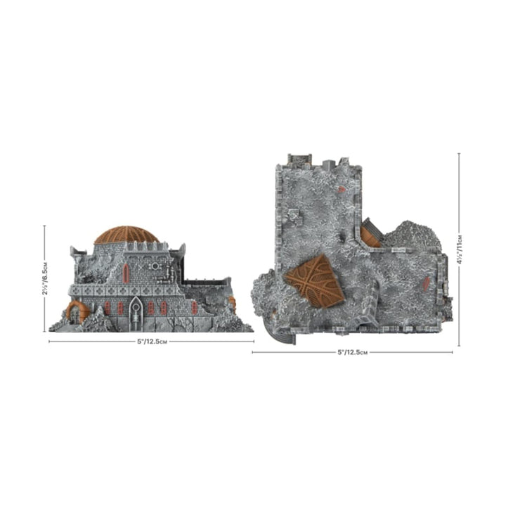 Gale Force Nine Mundus Imperialis Librarium Terrain Set (Damaged & Destroyed)