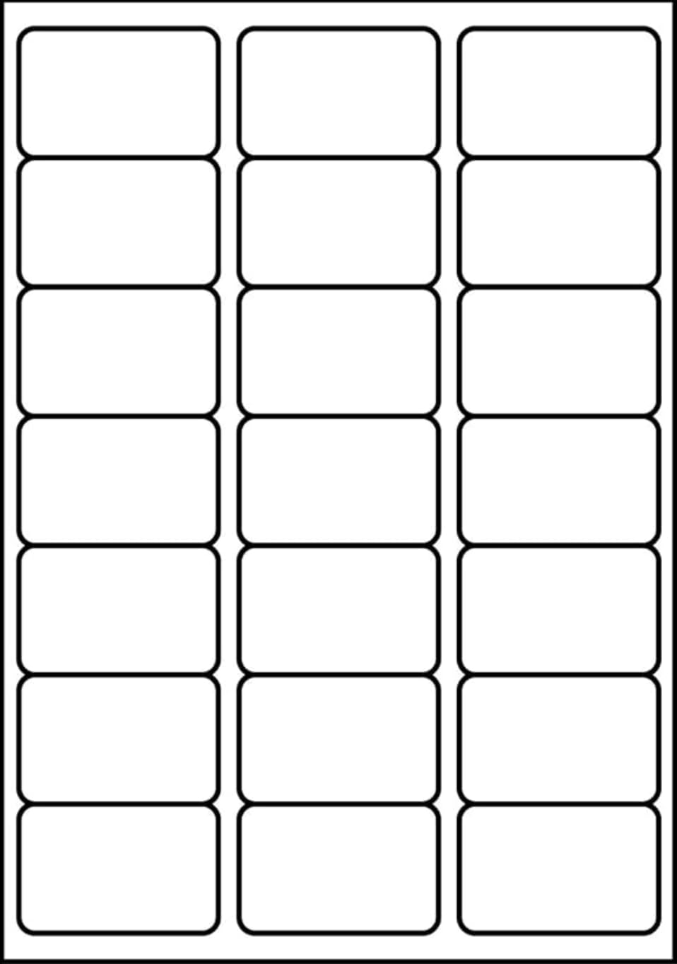 SmithPackaging A4 Self Adhesive Address Labels - 21 Labels/Sheet, 20 Sheets, Matt White, Permanent Adhesive 1