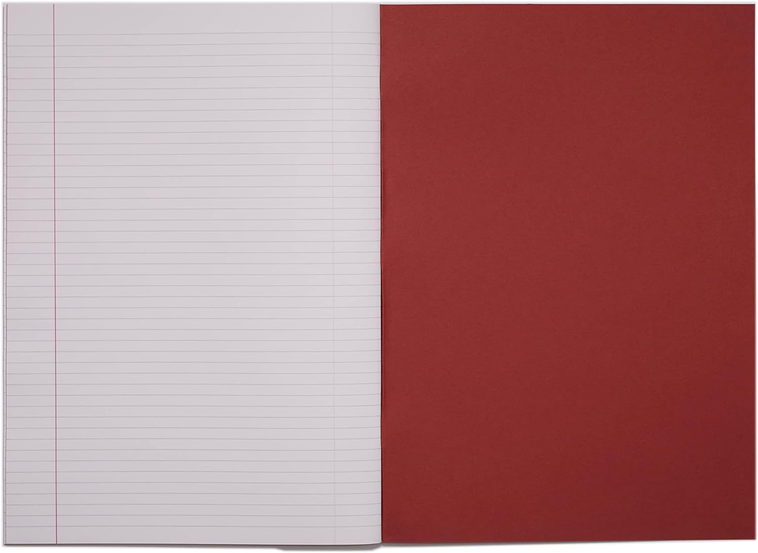 Rhino Composition Notebooks - A4, 64 Pages, 6mm Lined with Margin, Red, 10-Pack 7