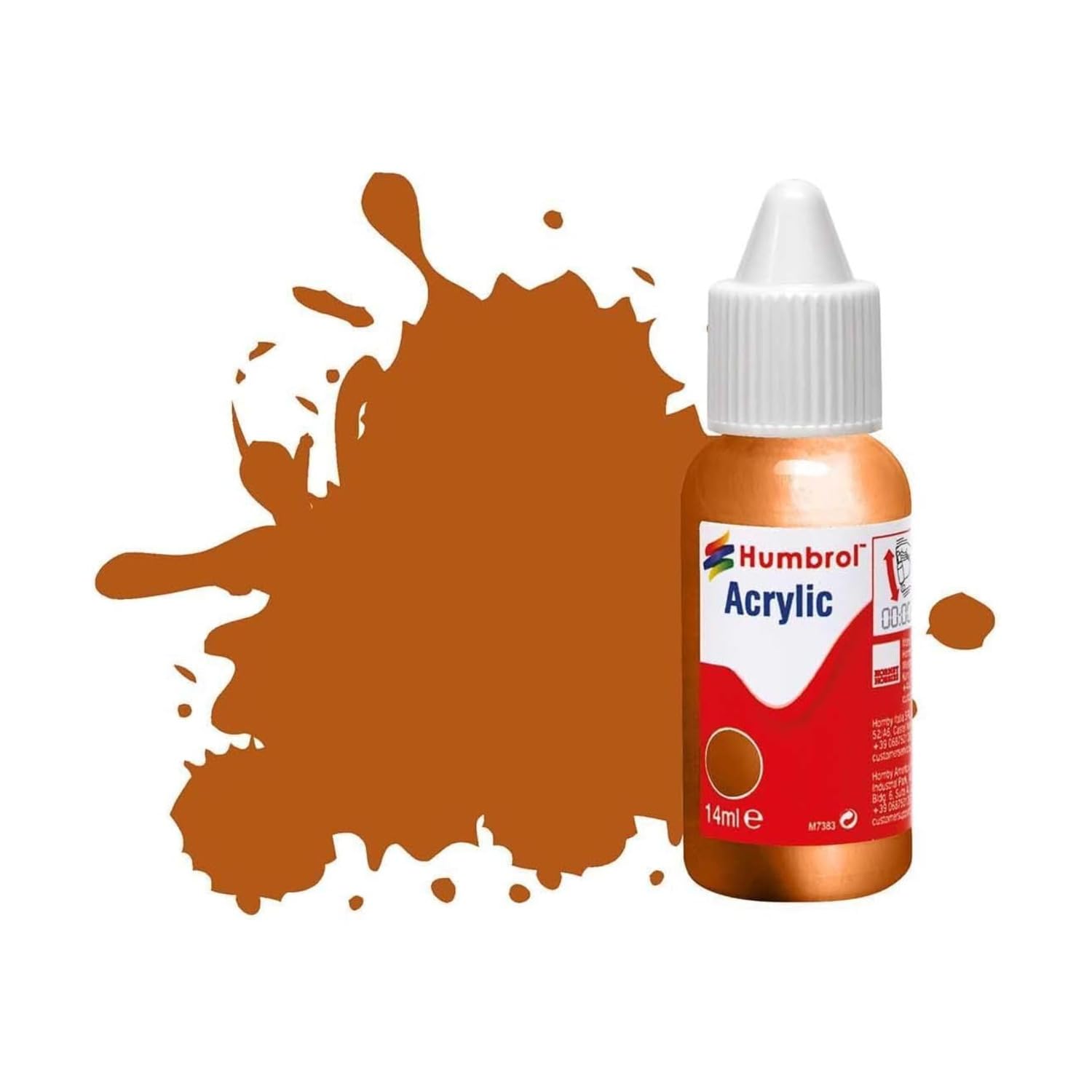 Humbrol Model Paint - DB0055 No 55 Bronze Metallic Acrylic Paint | 14ml Liquid Bottle 1