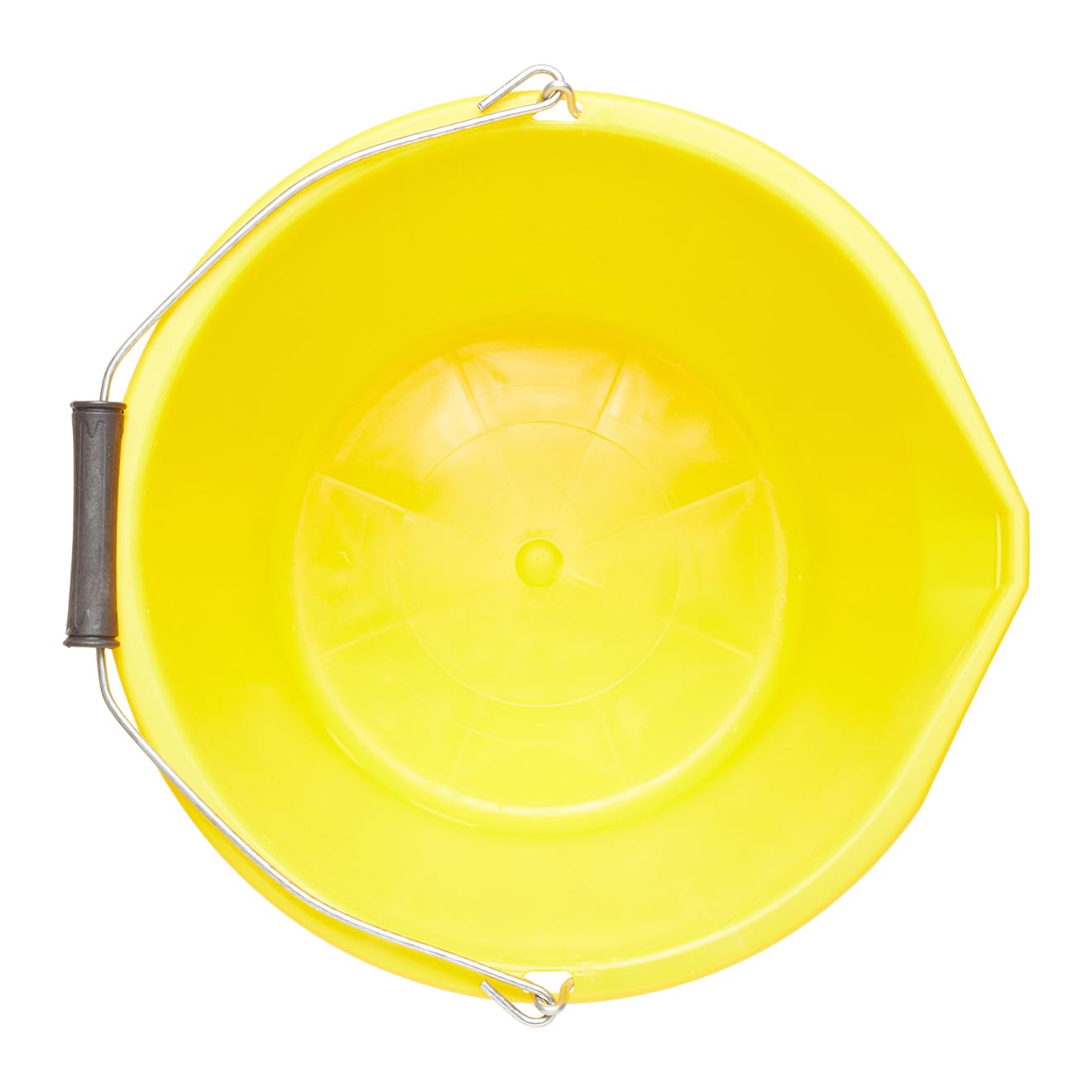 ProDec - Heavy Duty 14 Litre Yellow Plastic Builders Bucket 3