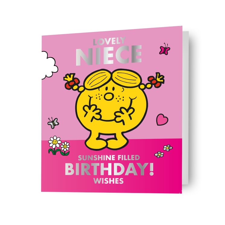 Danilo Promotions LTD Mr Men & Little Miss 'Lovely Niece' Birthday Card | 178mm x 128mm