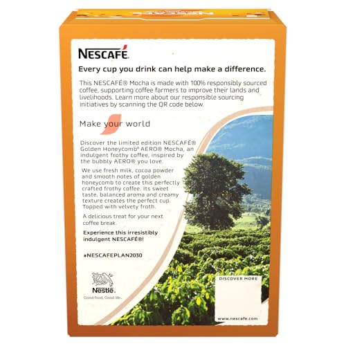 NESCAFÉ Aero Golden Honeycomb Mocha - 7 Sachets Instant Coffee Drink