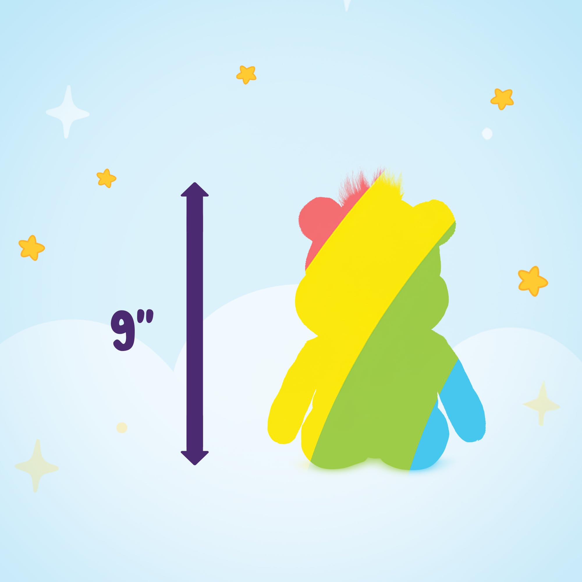 Care Bears Good Luck Bear 9 Inch Plush Toy - Green Four-Leaf Clover Collectible 14