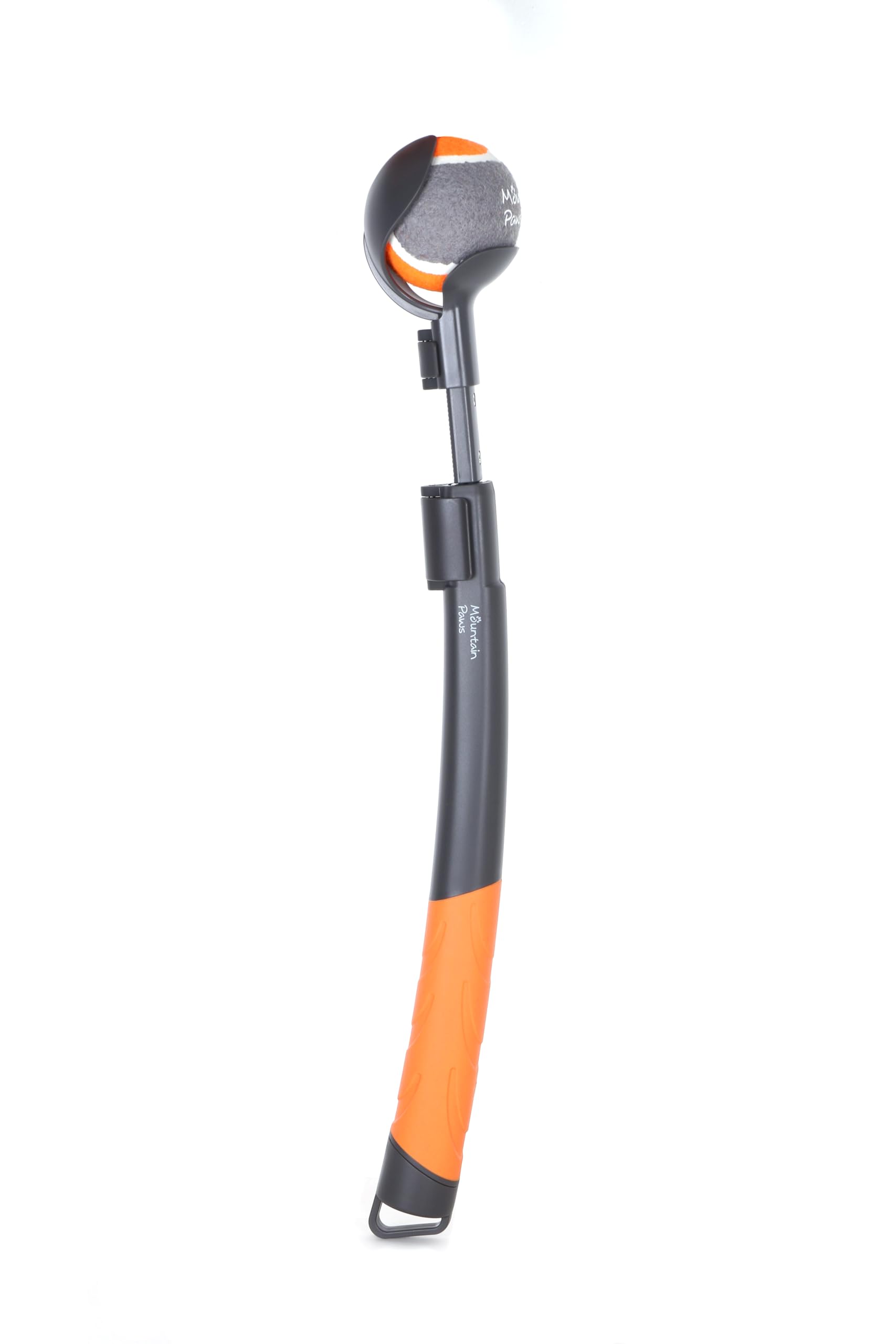 Mountain Paws Adjustable Dog Ball Thrower - Telescopic Handle | Includes 1 Tennis Ball | Lightweight
