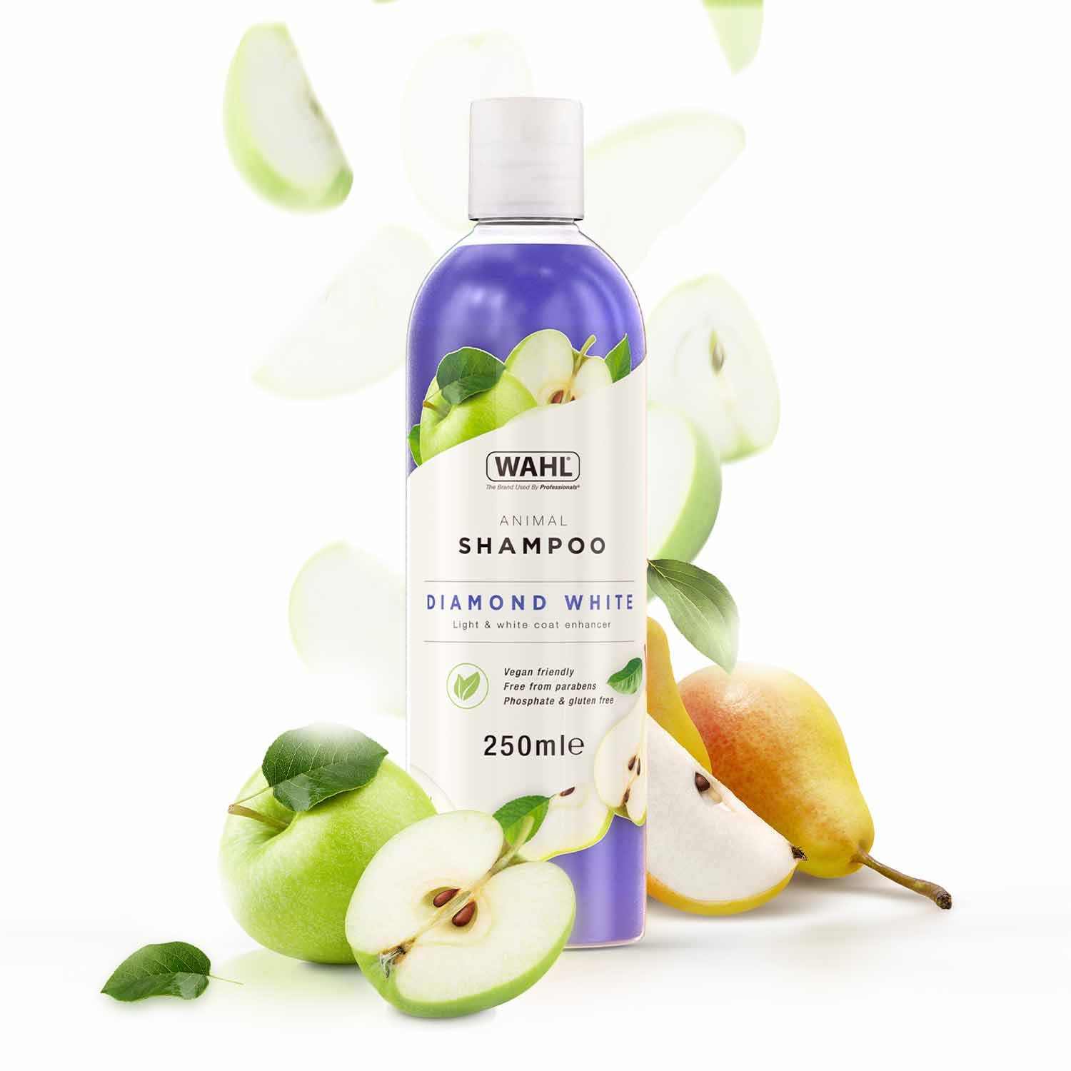 Wahl Diamond White Animal Shampoo - Brightens Light & White Coats | Ready to Use | 250ml 3