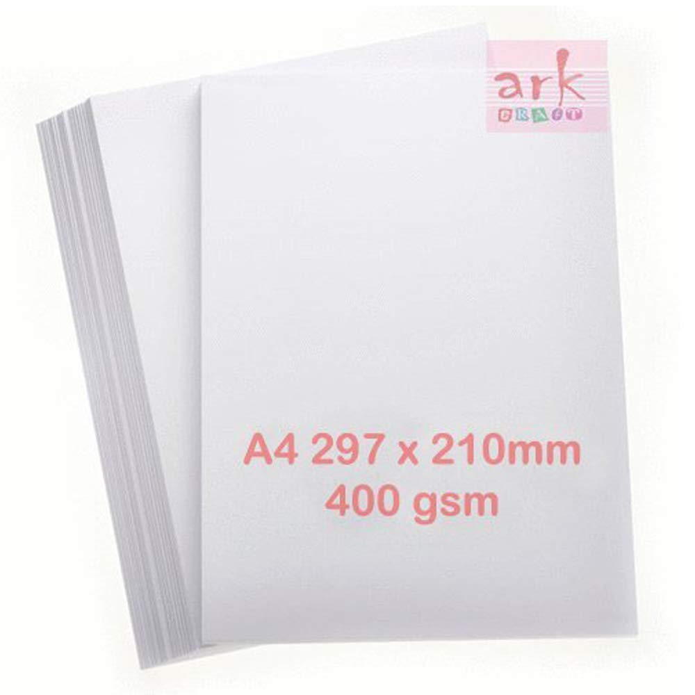 ARK Premium Super Thick Printing Card - A4, 400gsm, Smooth White, 50 Sheets 1