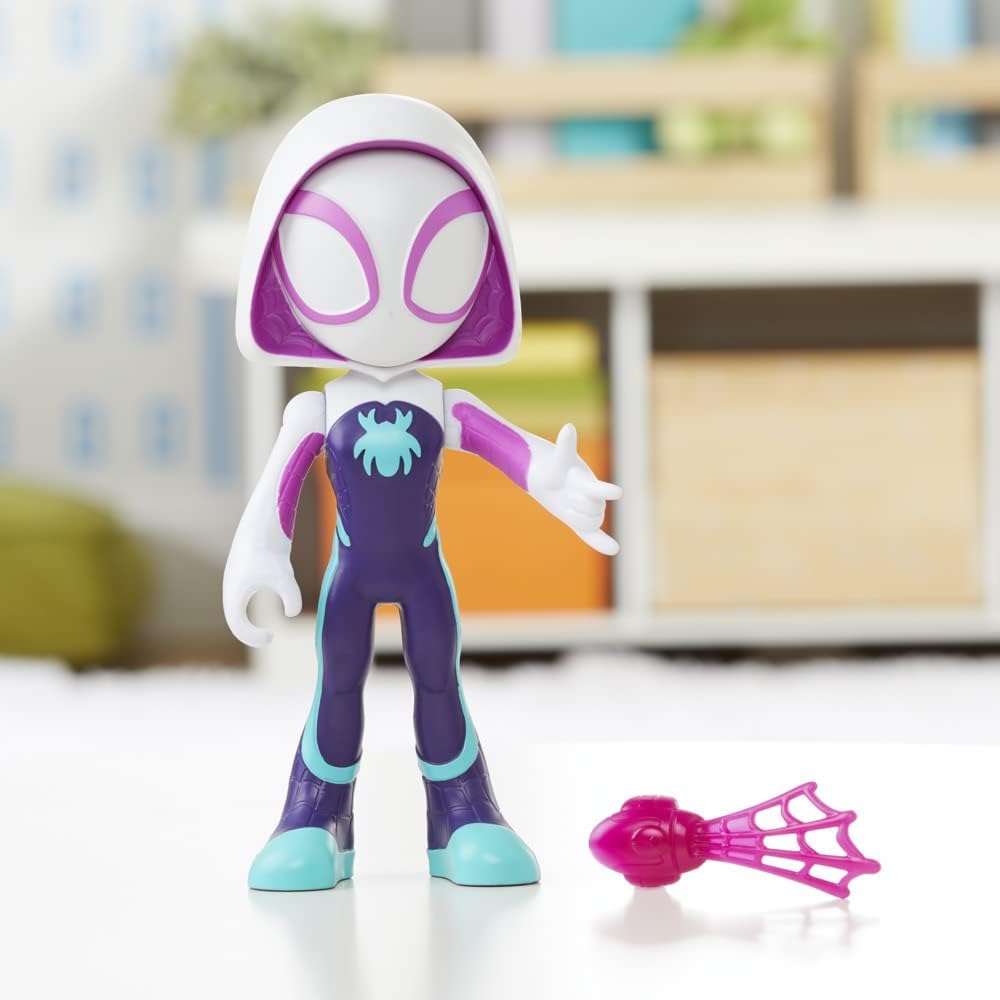 Hasbro Marvel Spidey and His Amazing Friends Supersized Ghost-Spider Action Figure - 22.5 cm Poseable Super Hero Toy 3