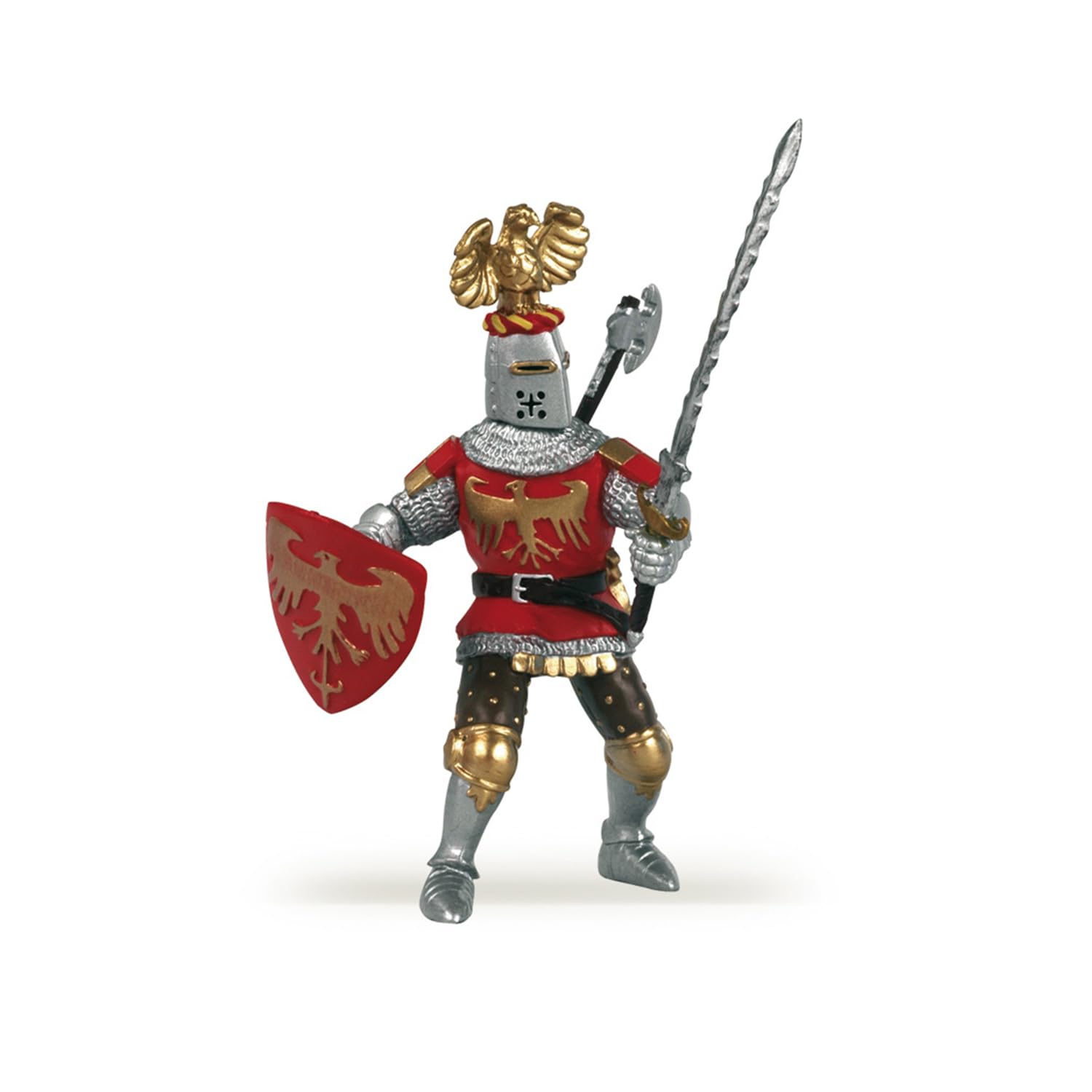 Papo 33016 Mini Knights Tube | 12 Hand-Painted Plastic Figurines | Miniature Size 4