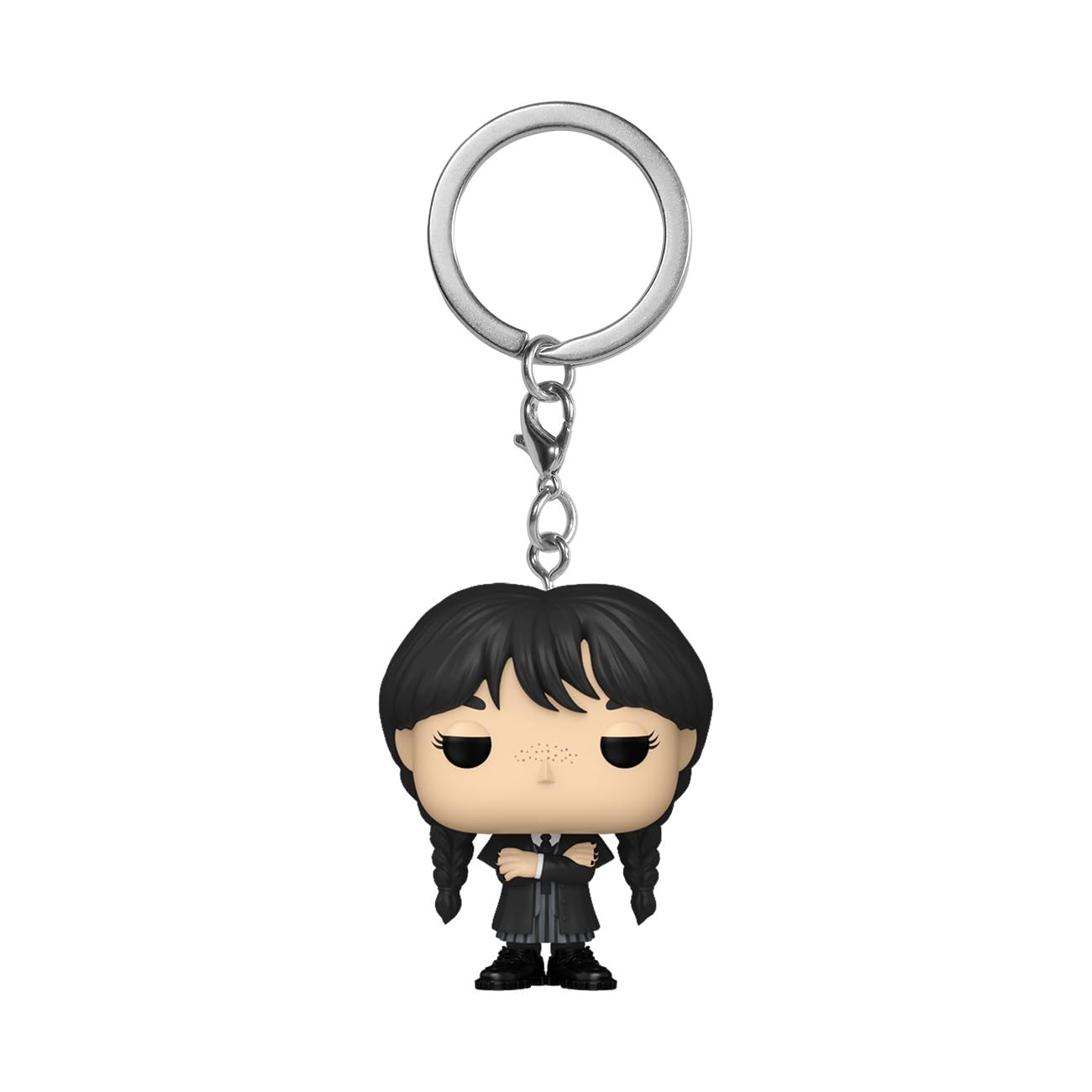 Funko Pop! Keychain: Wednesday - Wednesday Vinyl Keyring Figure 1