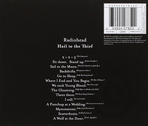 Radiohead - Hail to the Thief Audio CD 4