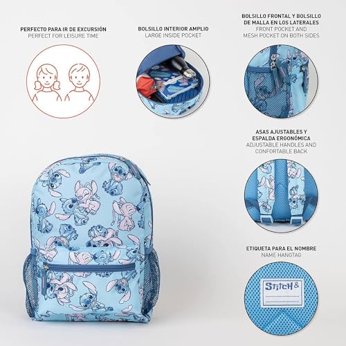 CERDÁ Stitch Unisex Kinder Freizeitrucksack 4