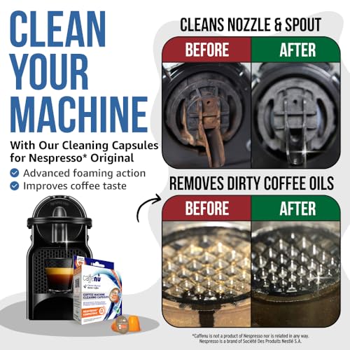 Caffenu - Nespresso Coffee Machine Cleaning Capsules Pack of 5 Cleaning Pods