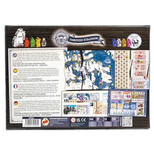 2Tomatoes Games Through Ice and Snow Arctic Exploration Board Game