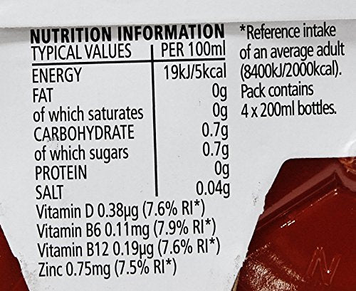 Robinsons Fruit Shoot Summer Fruits Kids Juice Drink 4 x 200ml - No Added Sugar, Vitamins, Spill-Proof Cap